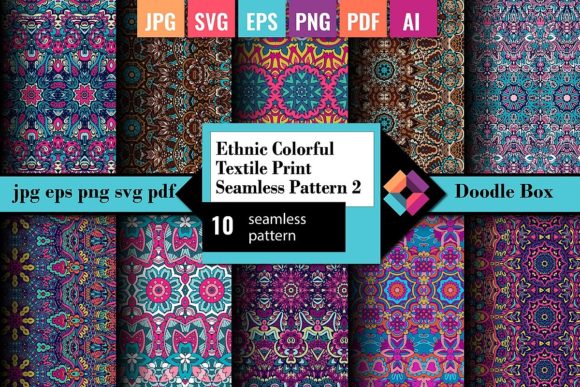 Download Ethnic Textile Print Seamless Pattern 2 - Print Collection
