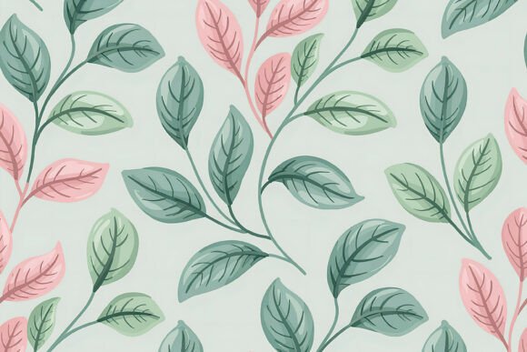 Download Dusty Rose and Tan Botanical Print - Print Collection