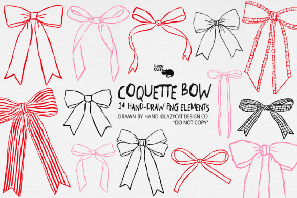 Download Coquette Bow Valentine PNG Bundle - Valentine png bundle Collection