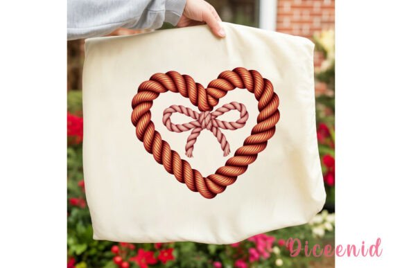 Download Rope Heart Bow Valentine PNG Clipart - Premium Resources