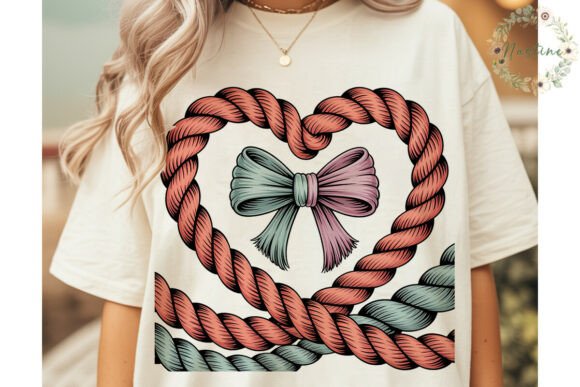 Download Rope Heart Bow Valentine PNG Clipart - Premium Resources