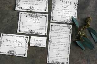 Download Elegant Flower Wedding Invitation Suite - Wedding Collection