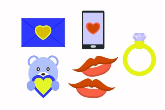 Download Valentine Illustration Set - Valentine illustration set Collection